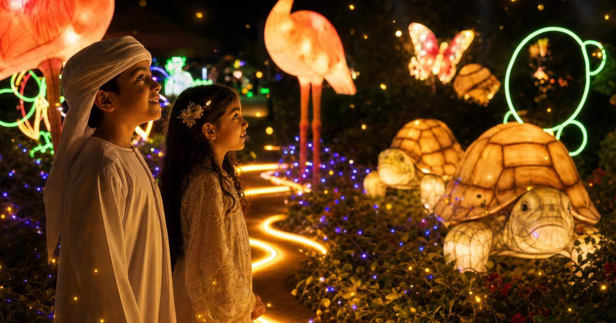 Al Ain Zoo Launches Glow After Dark Night Festival Al Ain Zoo Launches Glow After Dark Night Festival