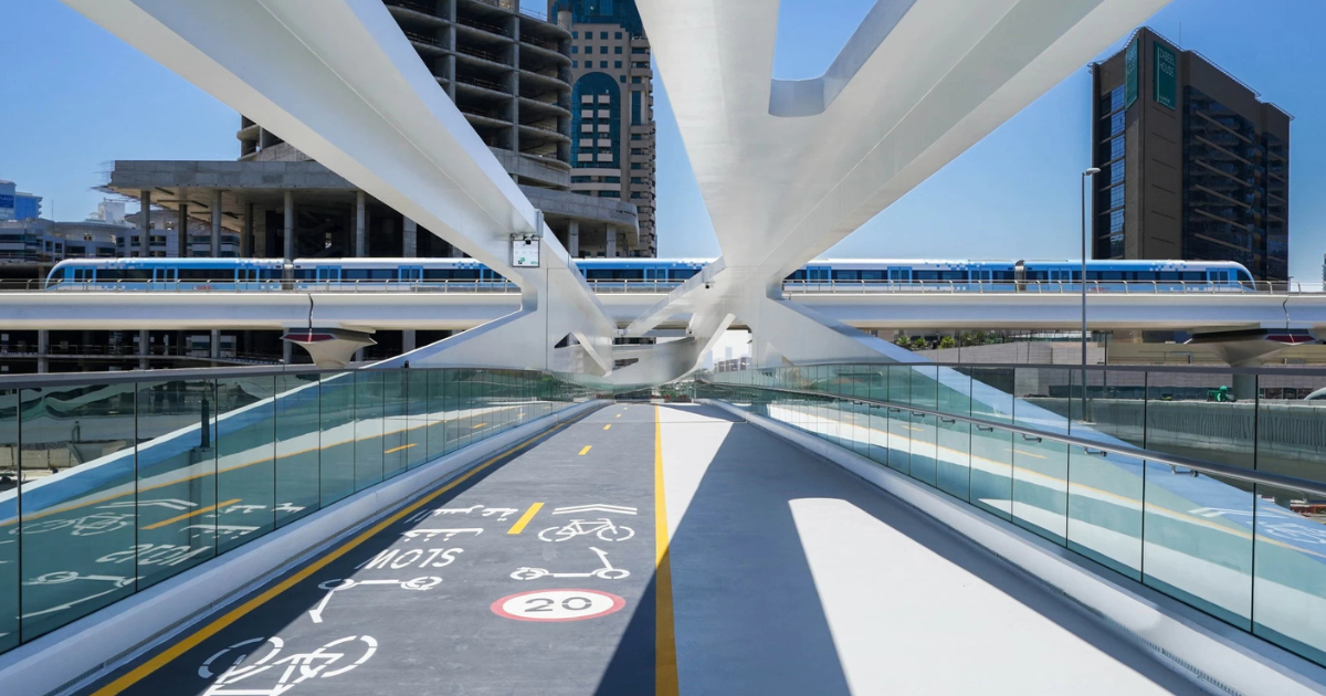 New Dubai Cycling Bridge Links Al Sufouh and Dubai Hills