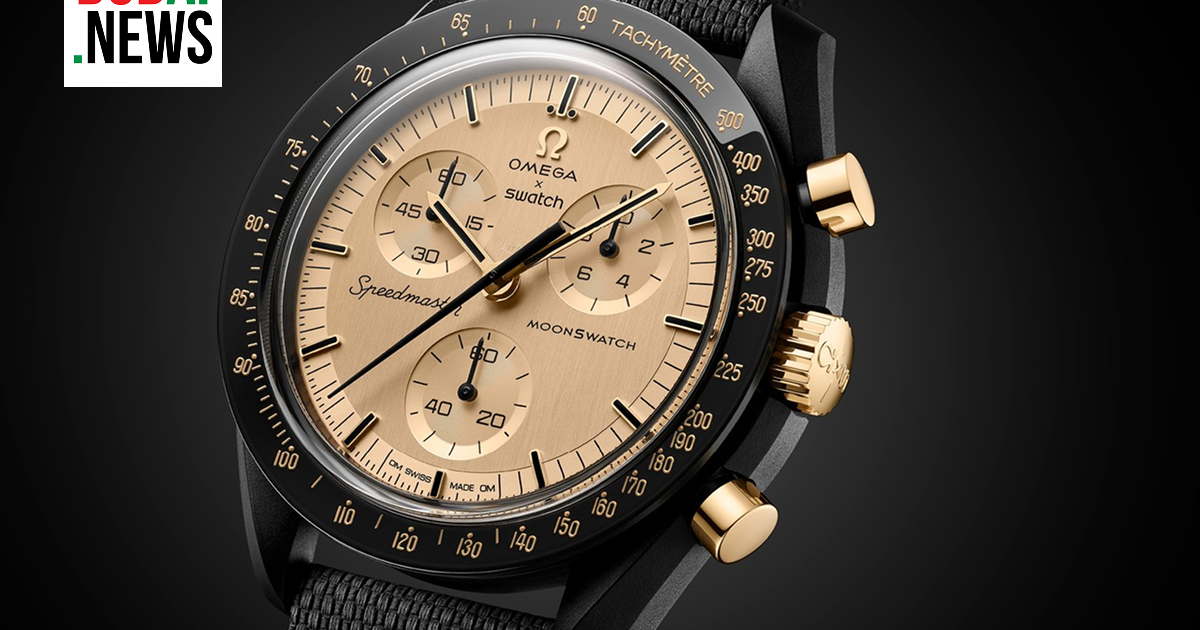 Omega x Swatch’s Gold MoonSwatch Is Dropping in the UAE, But You Have Hours Left to Apply