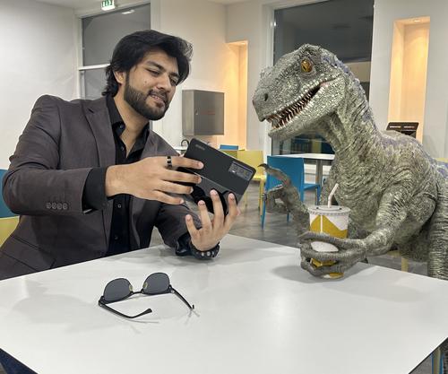 Dubai's Dino King Hunain Riaz Goes Viral