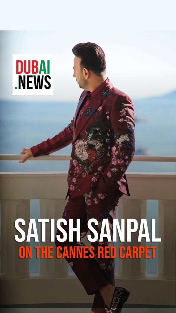 Satish Sanpal just gave Cannes FULL Italian couture boss energy in Dolce & Gabbana Alta Moda and…