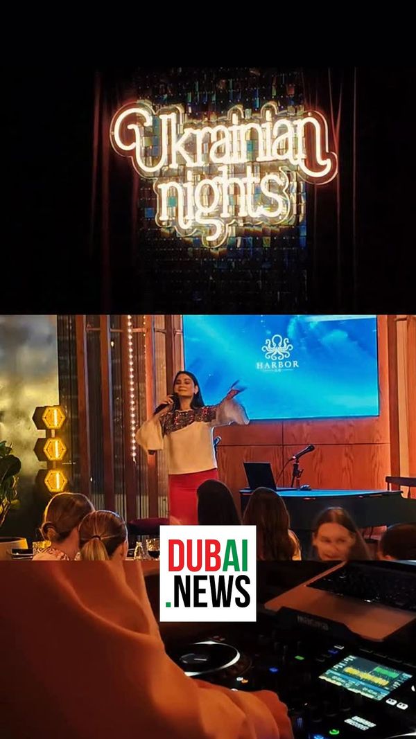 Dubai's Ukrainian community came together for a night of music, culture, and connection at…