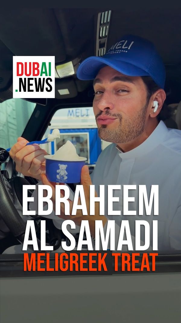 Ebraheem Al Samadi is giving away an entire month of frozen yogurt for Eid.