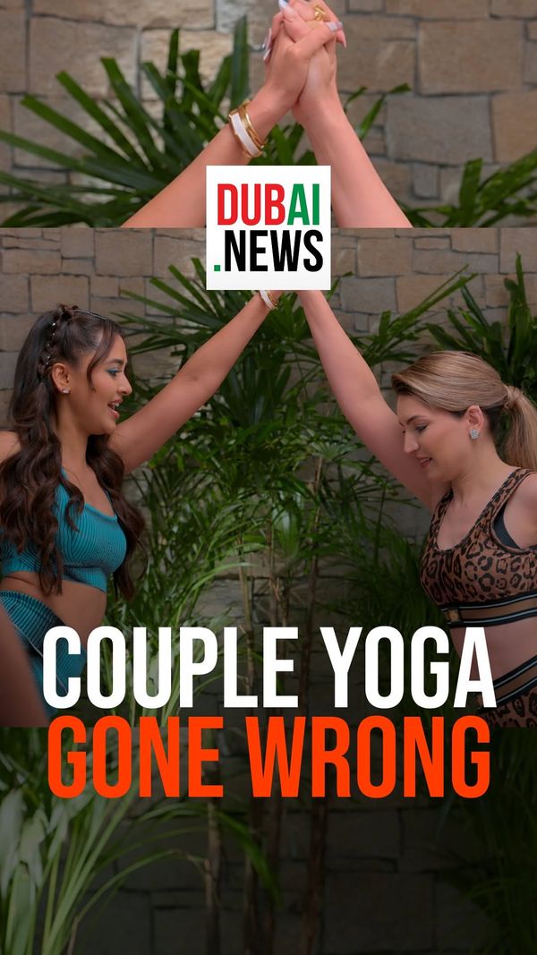 Not the couples yoga session turning into a survival challenge