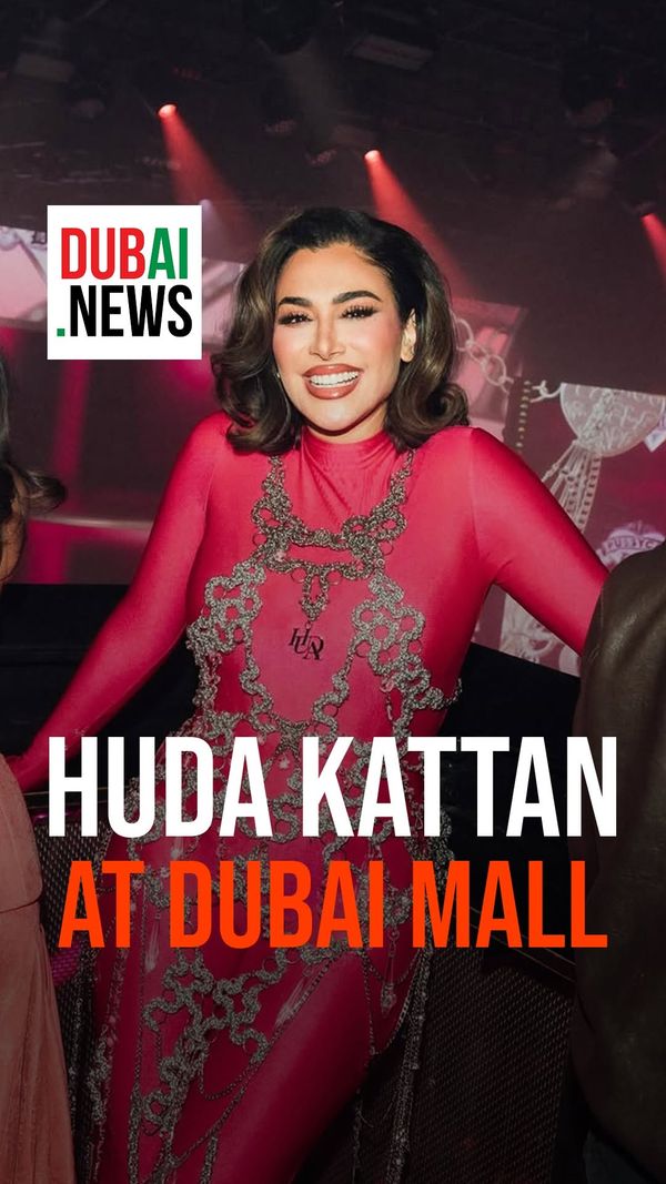 Huda Kattan showed up and Dubai Mall showed out.