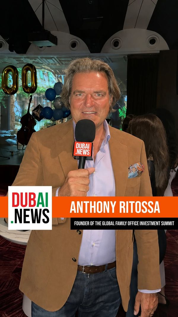 Anthony Ritossa, founder of the, was in the room at Dubai Tech Tuesdays No. 100 and his energy said…