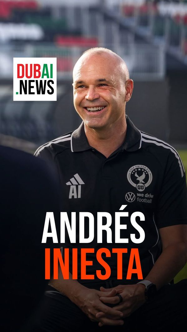 Andrés Iniesta just picked Dubai for his coaching debut and football fans did a double take.