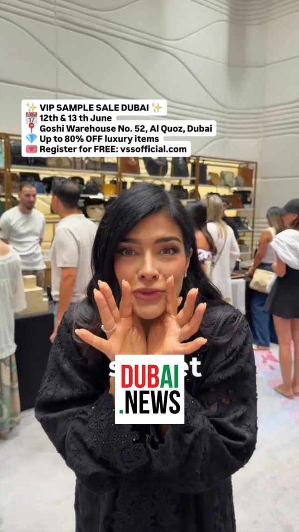 up to 80% off luxury brands and Dubai shoppers are already clearing their schedules.